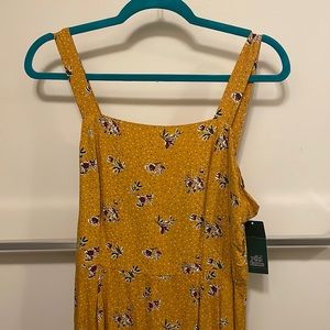 Wild Fable Yellow, Floral Dress (with tags)